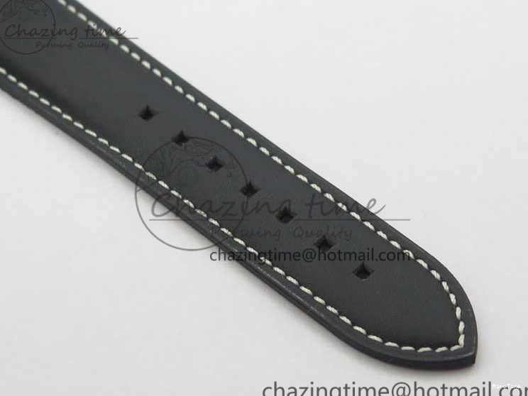 MIROTIME 0418 Practical Calatrava 5524 Pilot Travel Time SS GRF Blue Dial on Black Leather Strap A324 V 7107